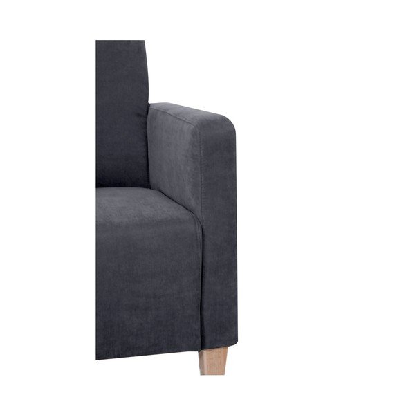 Antracitové kreslo Max Winzer Milla Velor-image-4