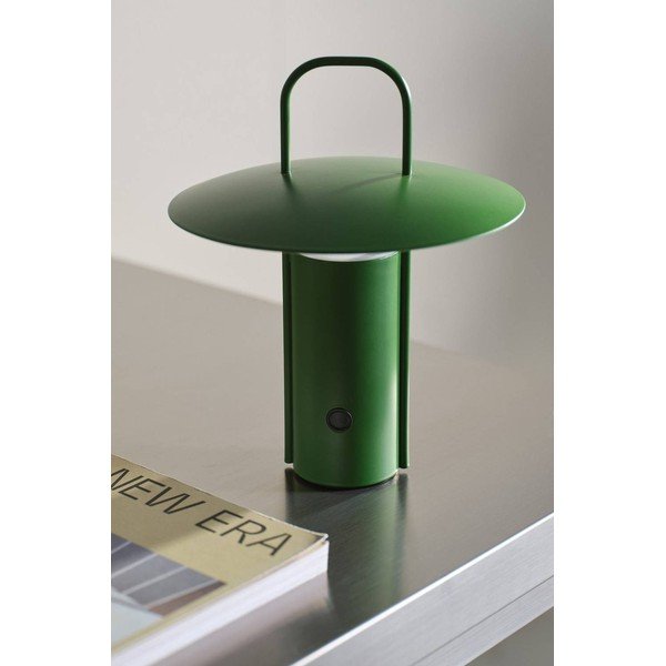 Zelená kovová LED so stmievačom stolová lampa (výška  24 cm) Venna – Jotex-image-2