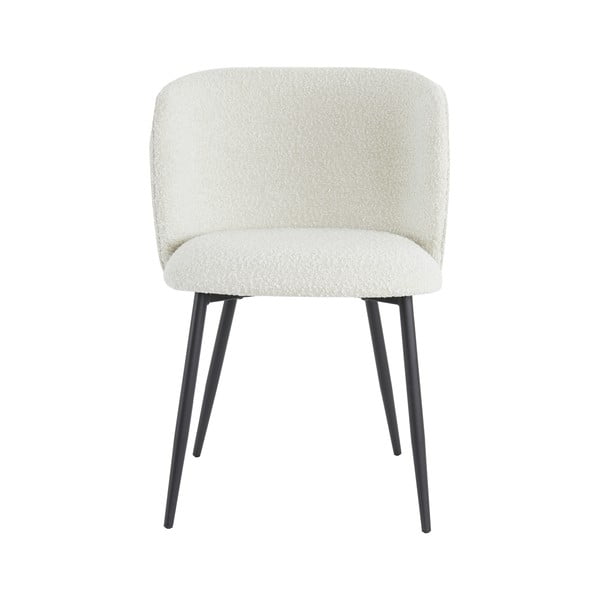 Biele čalúnené jedálenské kreslo Elyna – Light & Living-image-4