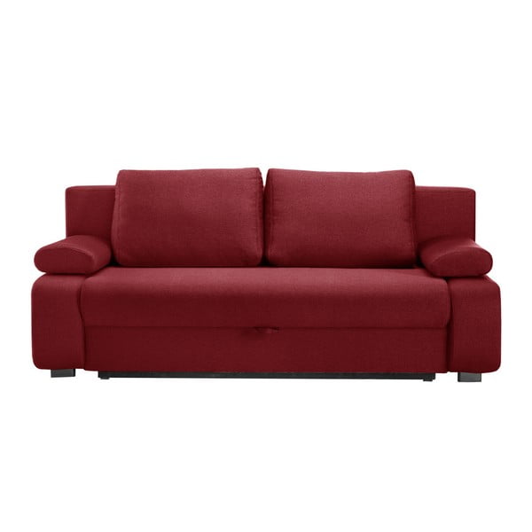 Červená rozkladacia pohovka Interieur De Famille Paris Bonheur-image-2