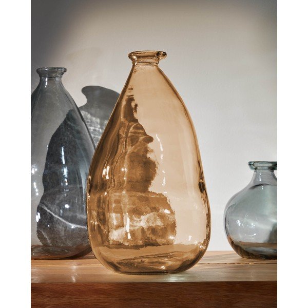 Hnedá váza (výška  36 cm) Brenna – Kave Home-image-1