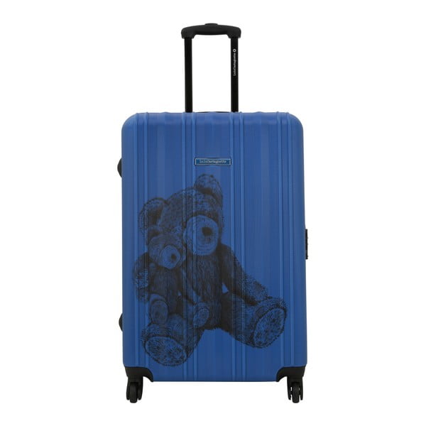 Modrý cestovný kufor LULU CASTAGNETTE Full, 107 l