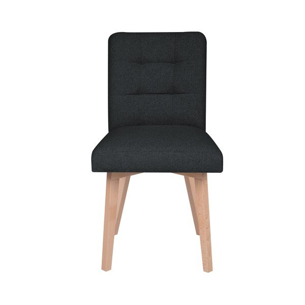 Čierna jedálenská stolička Mazzini Sofas Tulip