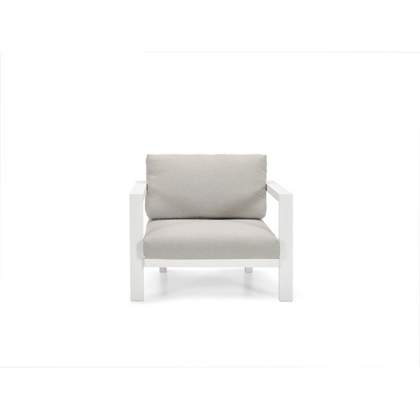 Krémovobiele záhradné kreslo Cubic - Diphano-image-2