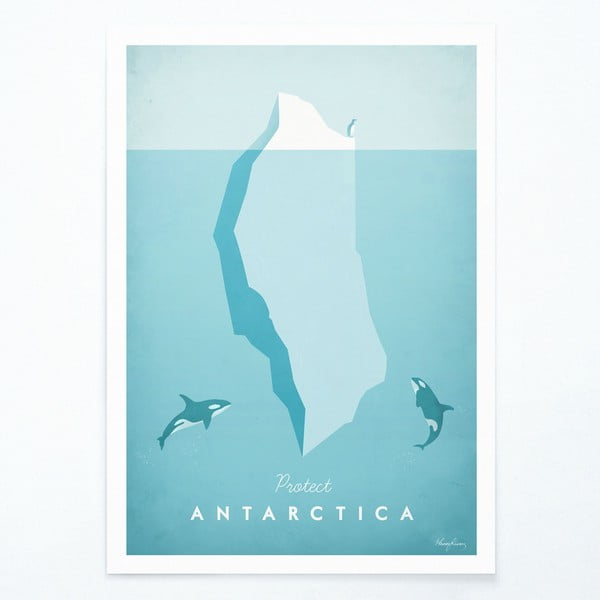 Plagát Travelposter Antarctica, A2
