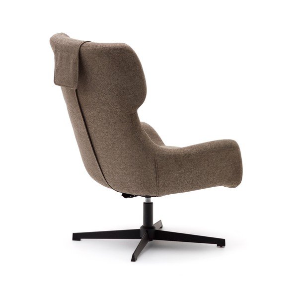 Hnedé kreslo Zalina – Kave Home-image-4