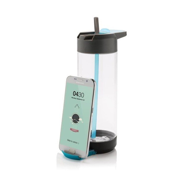 Modrá fľaša so stojanom na telefón XD Design, 700 ml-image-2