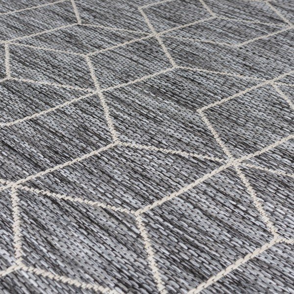 Sivý vonkajší koberec 170x120 cm Napoli - Flair Rugs-image-2