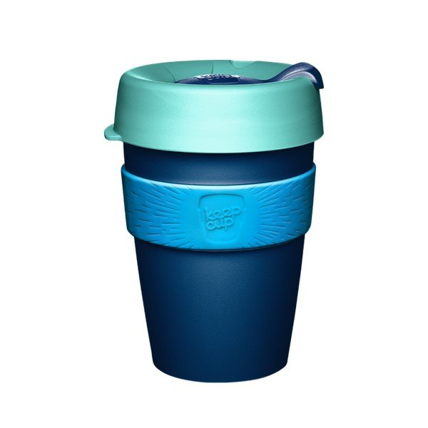 Modrý cestovný hrnček s vekom KeepCup Australis, 340 ml