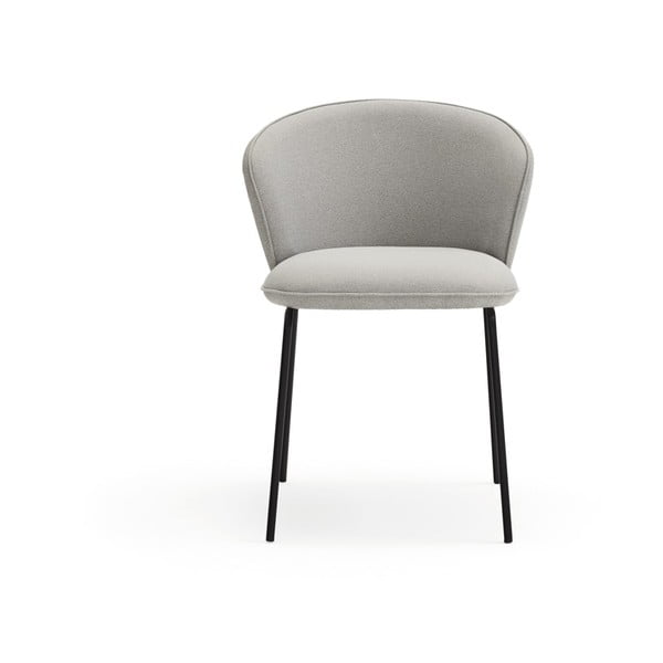 Svetlosivé čalúnené jedálenské kreslá v súprave 2 ks Add – Teulat-image-2