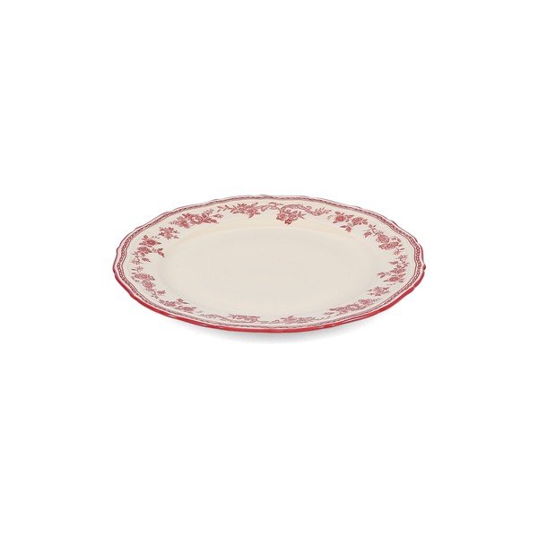 Vínovočervený/slonovinový dezertný porcelánový tanier ø 21,5 cm Cyril – S|P Collection-image-2