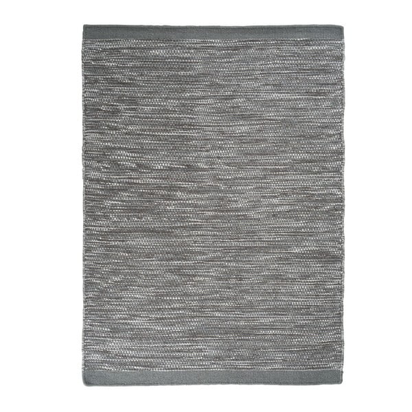 Vlnený koberec Asko, 80x250 cm, sivomodrý