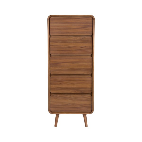 Hnedá komoda z jaseňového dreva 45x112x40 cm Rise – Zuiver