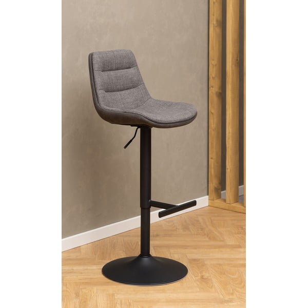 Sivá barová stolička s nastaviteľnou výškou (výška sedadla 86 cm) Adisa – Actona-image-1