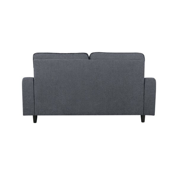 Tmavosivá trojmiestna pohovka Kooko Home Rumba-image-3