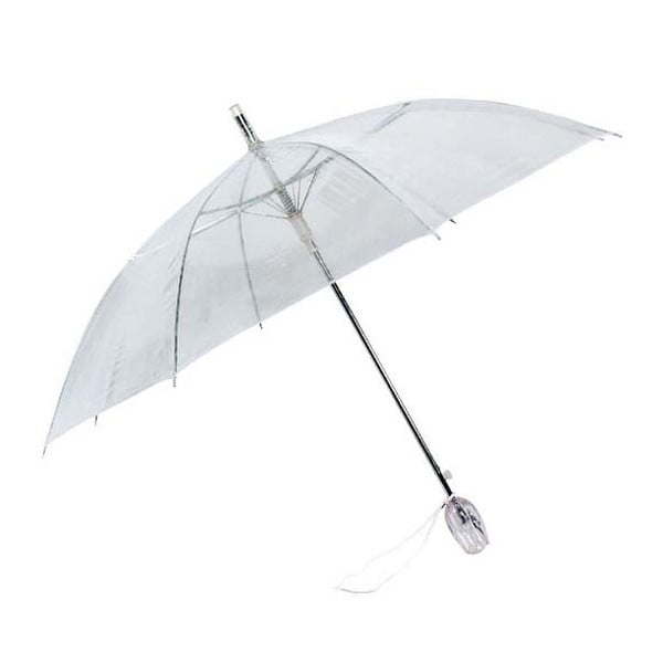Transparentní golfový dáždnik Tulip, ⌀ 98 cm