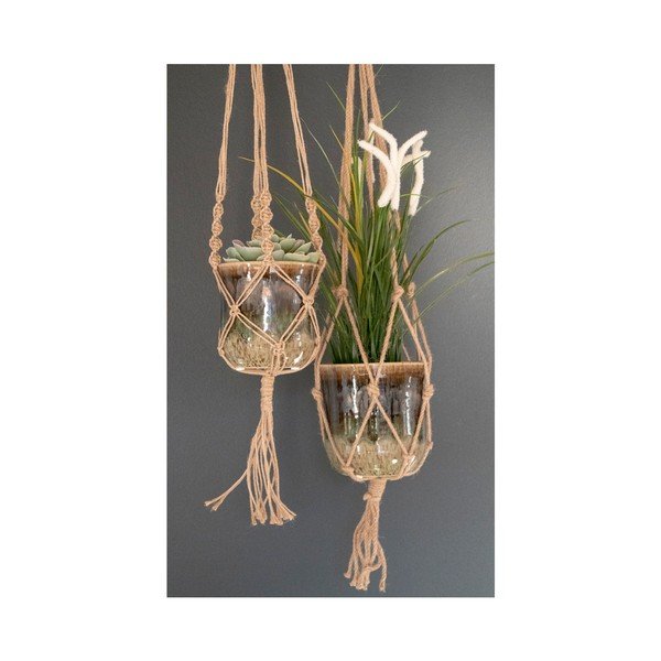 Drhaný záves na kvetináč House Nordic Chennai-image-2