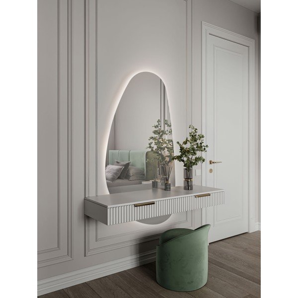 Nástenné zrkadlo s osvetlením 3x140 cm Lorin – Nova Luce-image-2