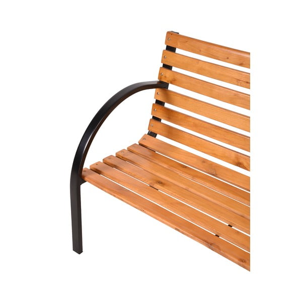 Drevená záhradná lavica s oceľovou konštrukciou Garden Pleasure Bellevue-image-1