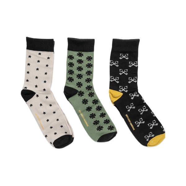 Pánske ponožky veľkosť 41-45 súprava 3 párov Lucky – Gentlemen's Hardware-image-1