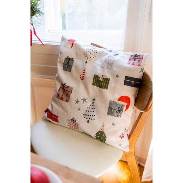 Obliečky na vankúše s vianočným motívom v súprave 4 ks 45x45 cm Santa – Butter Kings-image-3