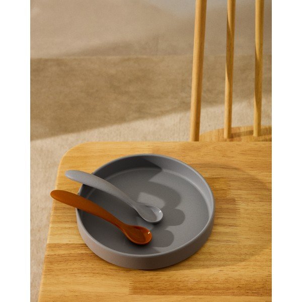 Silikónová detská jedálenská súprava 2 ks Lili – Kave Home-image-1