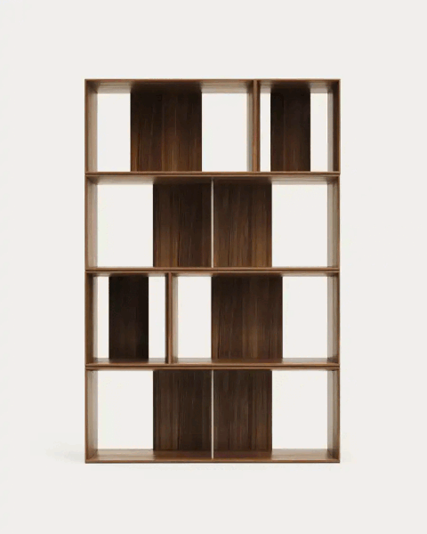 Modulárny policový systém v dekore orecha v prírodnej farbe 6 ks 101x152 cm Litto – Kave Home-image-3