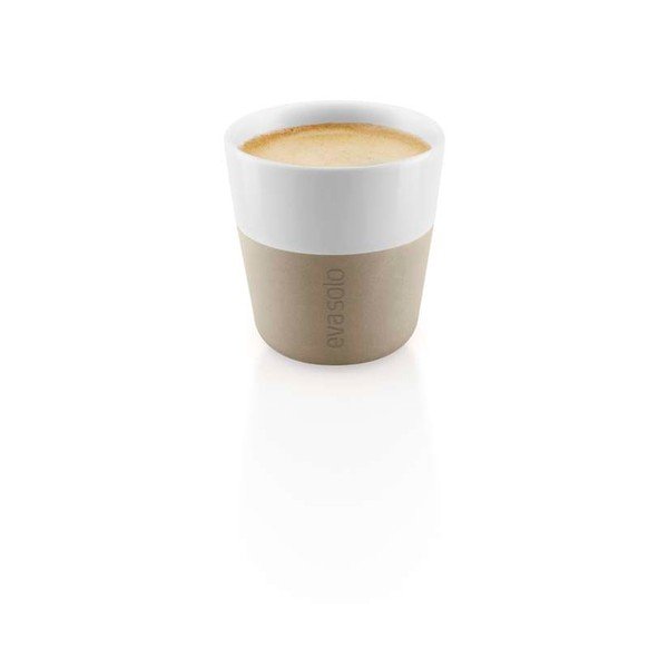 Béžovo-biele porcelánové šálky na espresso v súprave 2 ks 80 ml – Eva Solo-image-2