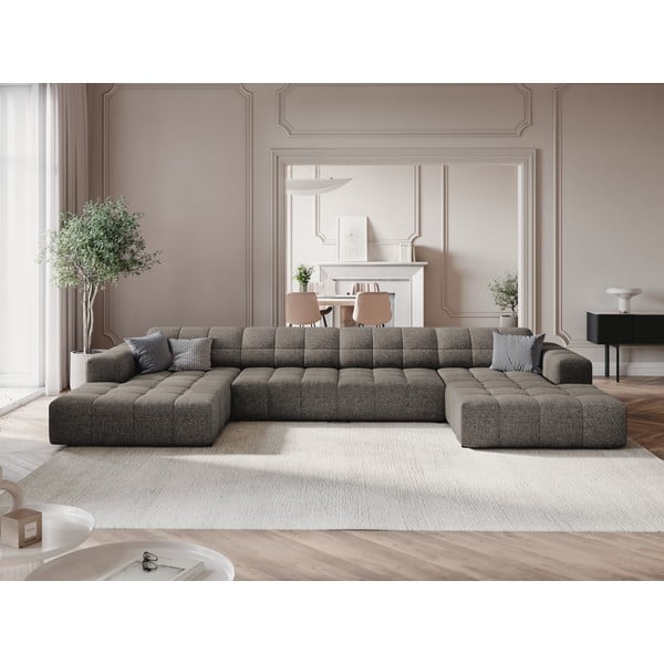 Tmavosivá rohová pohovka (do tvaru "U") Chicago – Cosmopolitan Design-image-1