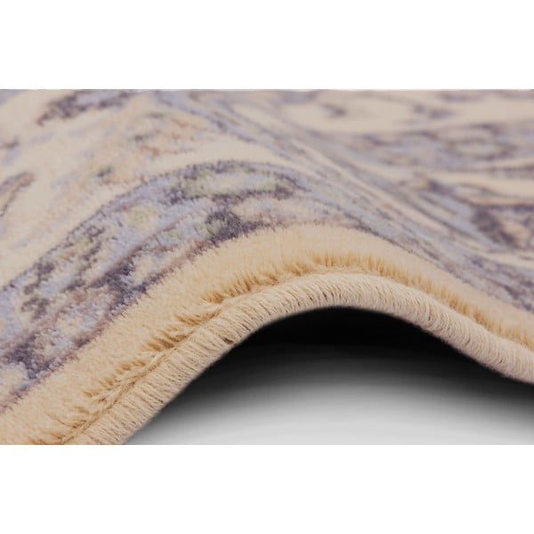 Krémovobiely vlnený koberec 160x240 cm Philip – Agnella-image-2