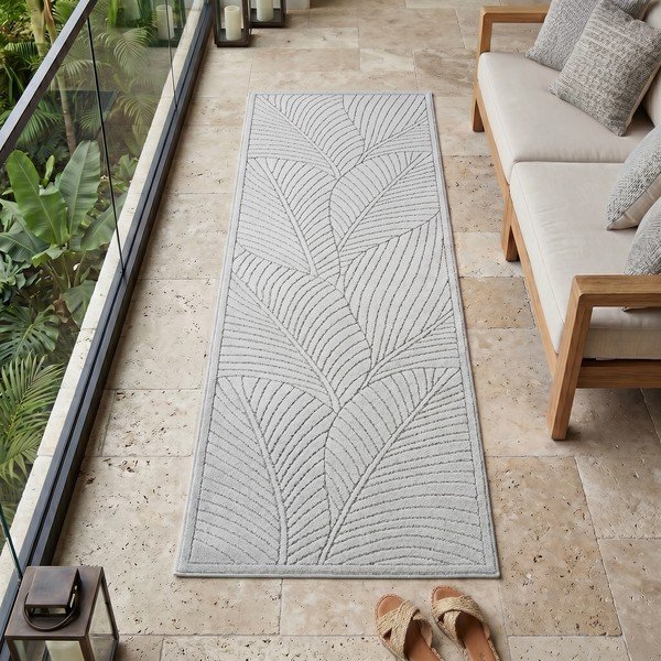 Vnútorný a vonkajší behúň v striebornej farbe 80x250 cm Nova 1203 – Ayyildiz Carpets-image-1