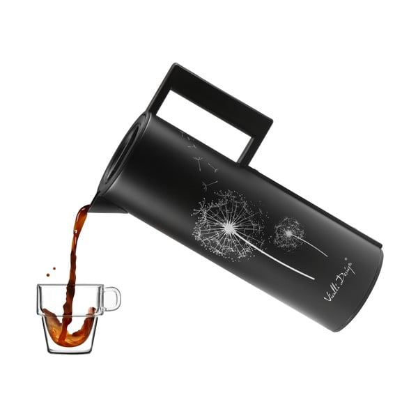 Čierna termoska 1 l Corto – Vialli Design-image-2