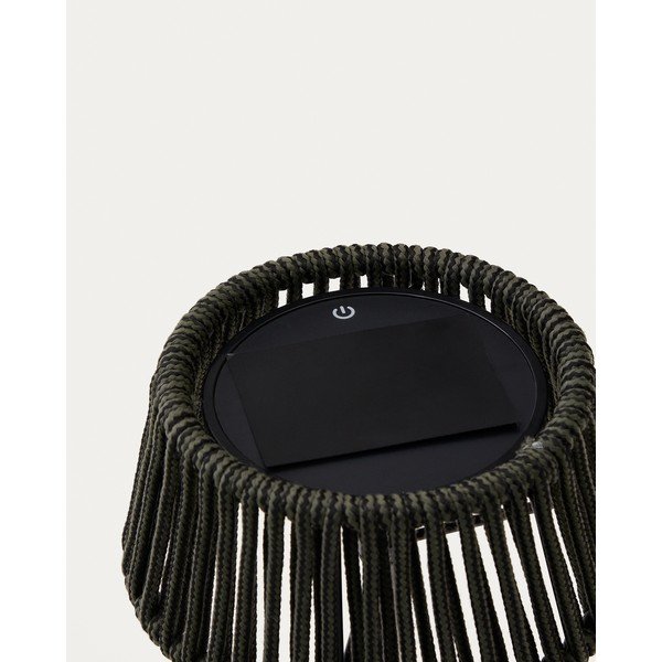 LED stolové/prenosné solárne vonkajšie svietidlo ø 11 cm Aldet – Kave Home-image-4