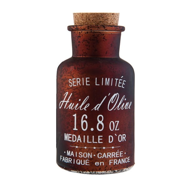 Sklenená fľaša Olive, 250 ml