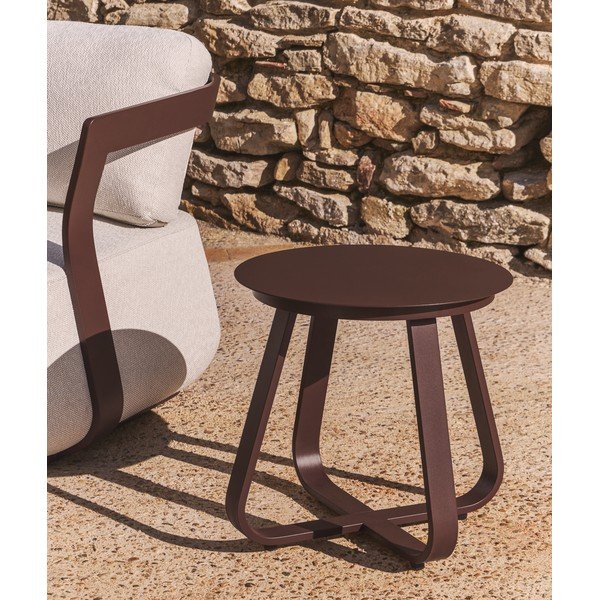 Kovový okrúhly záhradný stolík ø 48 cm Tamaris – Kave Home-image-4