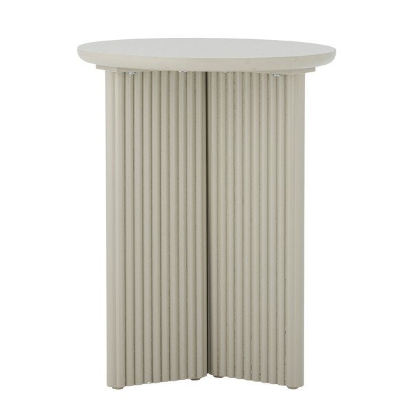 Okrúhly odkladací stolík v dekore jedľa ø 40 cm Edith – Bloomingville-image-4