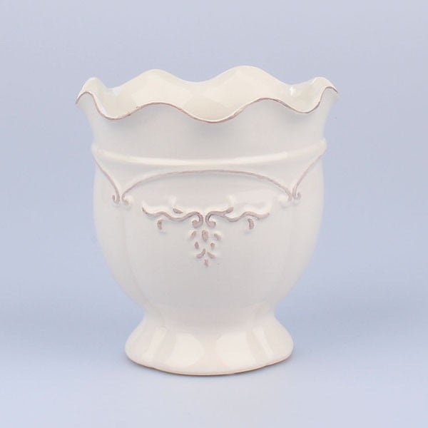 Váza Antic White, 16x17 cm