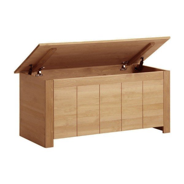 Truhlica z borovicového dreva v prírodnej farbe 100x45 cm Bertram – Støraa-image-2