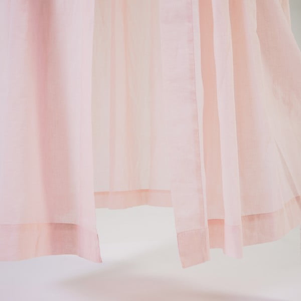 Svetloružový bavlnený baldachýn Carelene - Kave Home-image-4