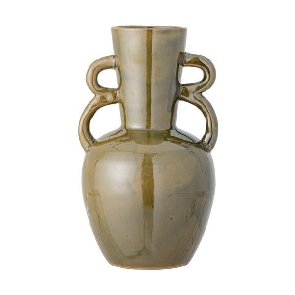 Kaki ručne vyrobená váza z kameniny Oleander – Bloomingville