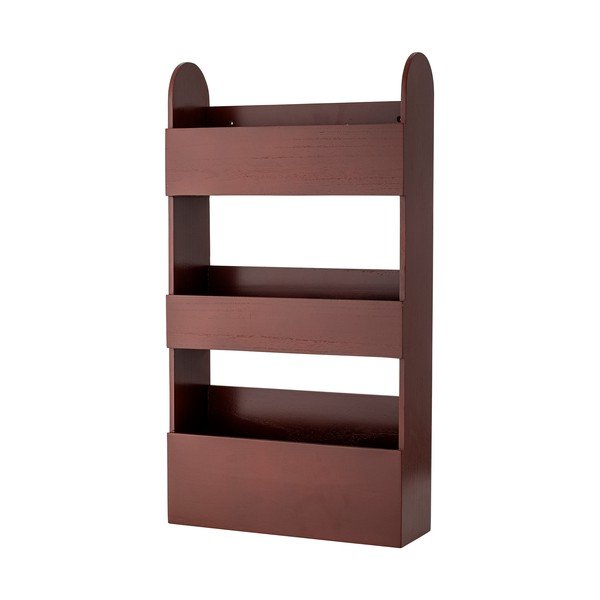Červená detská knižnica z masívu paulownie 38x70x12 cm Moris – Bloomingville Mini