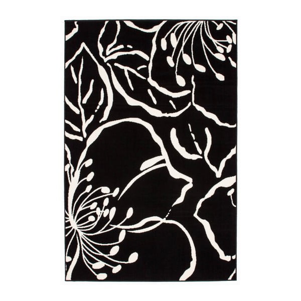 Čierny koberec Kayoom Saga, 190 x 280 cm