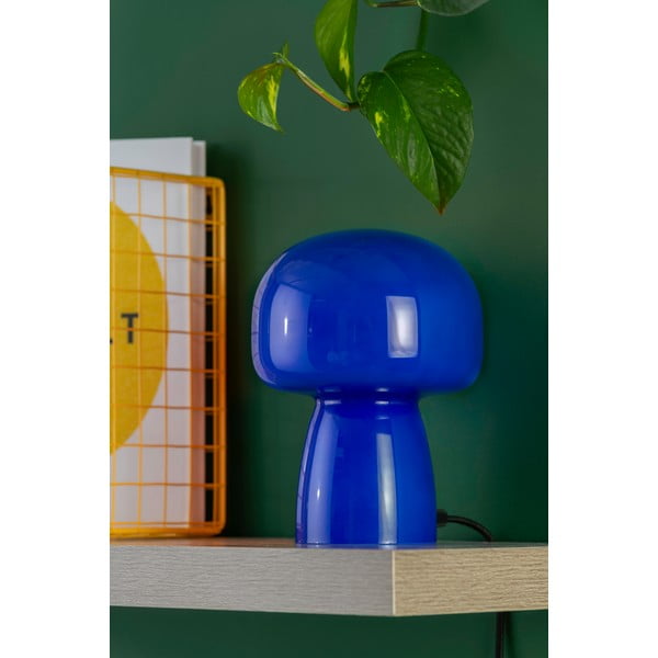 Modrá stolová lampa (výška  20 cm) Fervor  – Leitmotiv-image-2