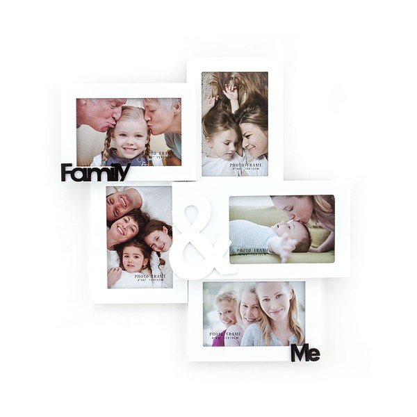 Drevený nástenný fotorámik Tomasucci Family And Me, na fotografie 10 × 15 cm