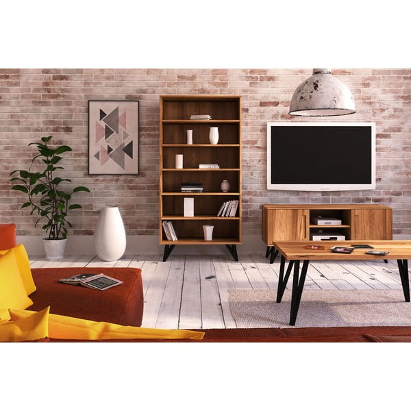 Knižnica z bukového dreva 91x185 cm Golo - The Beds-image-1