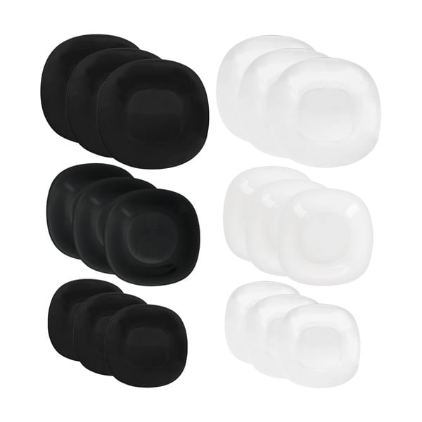 Sklenená jedálenská súprava 18 ks LUNA – Orion-image-3