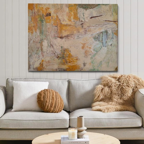 Ručne maľovaný obraz 100x70 cm – Wallity-image-1