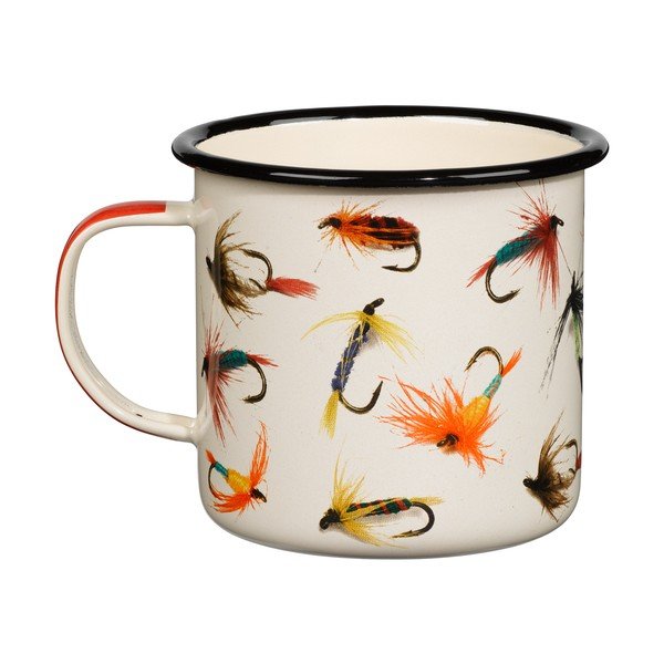 Smaltovaný hrnček 0.5 l Fly Fishing – Gentlemen's Hardware-image-1