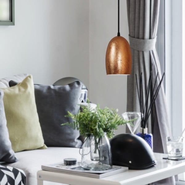 Stropné svietidlo v medenej farbe Sotto Luce UME Elementary-image-1