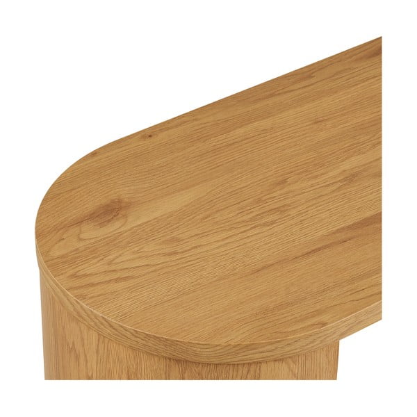 Konzolový stolík v dekore duba v prírodnej farbe 38x114 cm Bibione – House Nordic-image-4